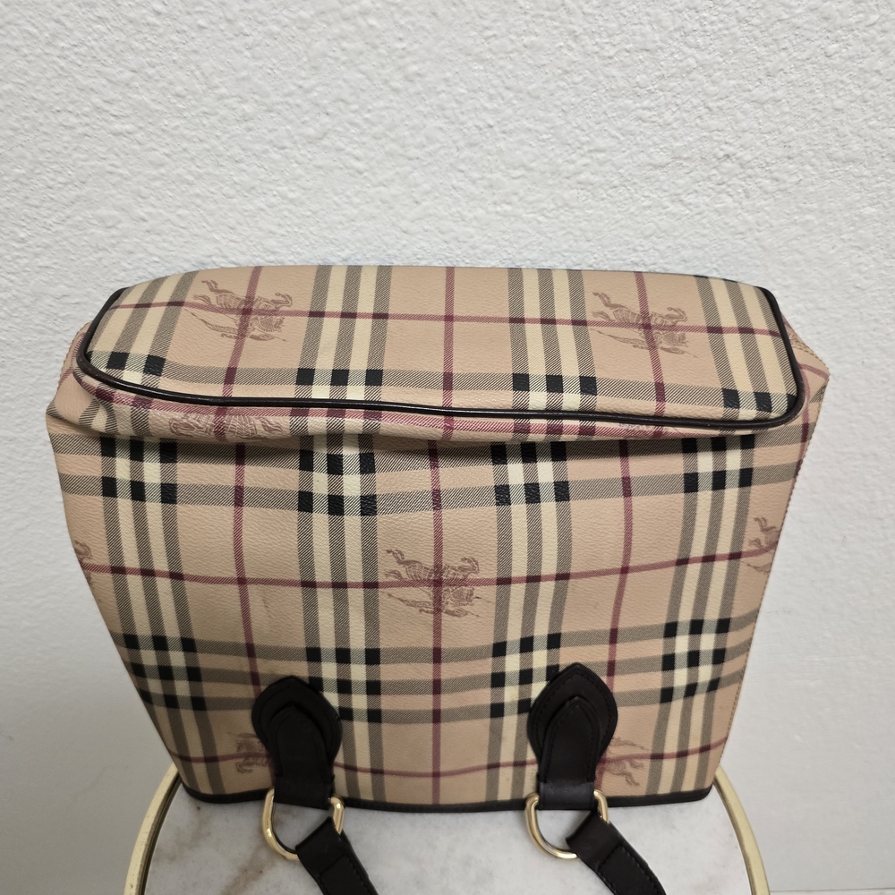 Burberry Beige Checkered Women's Bag - Picture 8 of 9